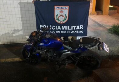 Moto irregular é apreendida pela PM em Cambuci