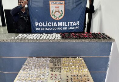 Grande quantidade de drogas é apreendida pela PM em matinha de Itaperuna