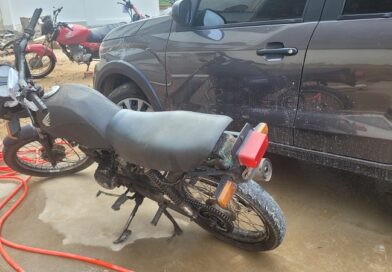Moto irregular é apreendida pela PM em Itaperuna