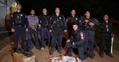 Policiais civis e militares de Itaperuna apreendem grande quantidade de drogas prontas para venda