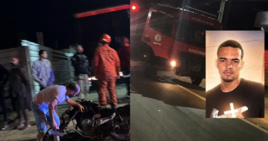 Jovem morre após moto bater contra caminhão em Italva