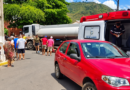Casal fica ferido após moto bater na lateral de caminhão-tanque em Natividade