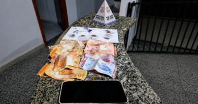 Mulher é presa com drogas em Miracema