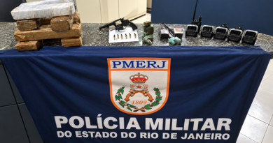 PM encontra mais de 7 kg de maconha, revólver e granada escondidos em cafezal de Varre-Sai